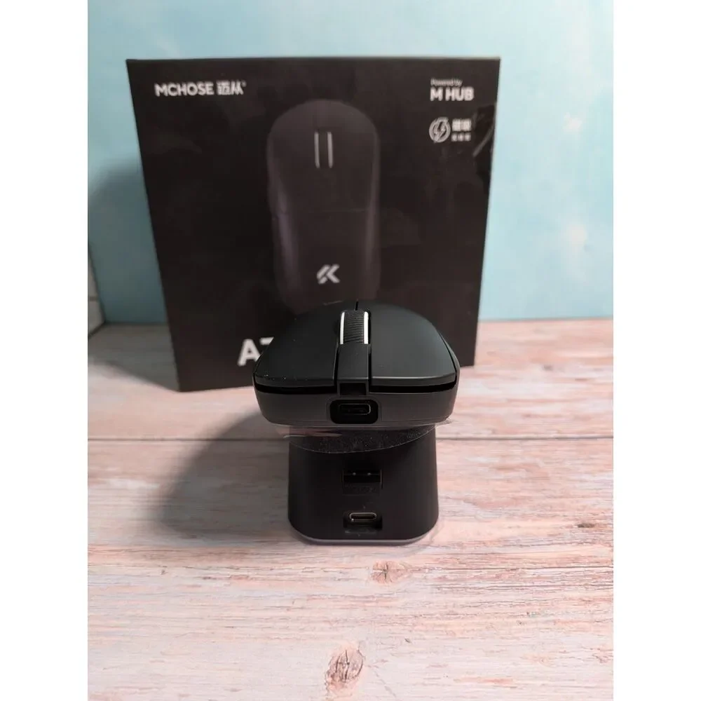 MCHOSE A7 V2 Ultra Wireless Gaming Mouse | Tri-Mode, 8K Polling, Magnetic Dock